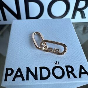 Pandora ME rose gold love link